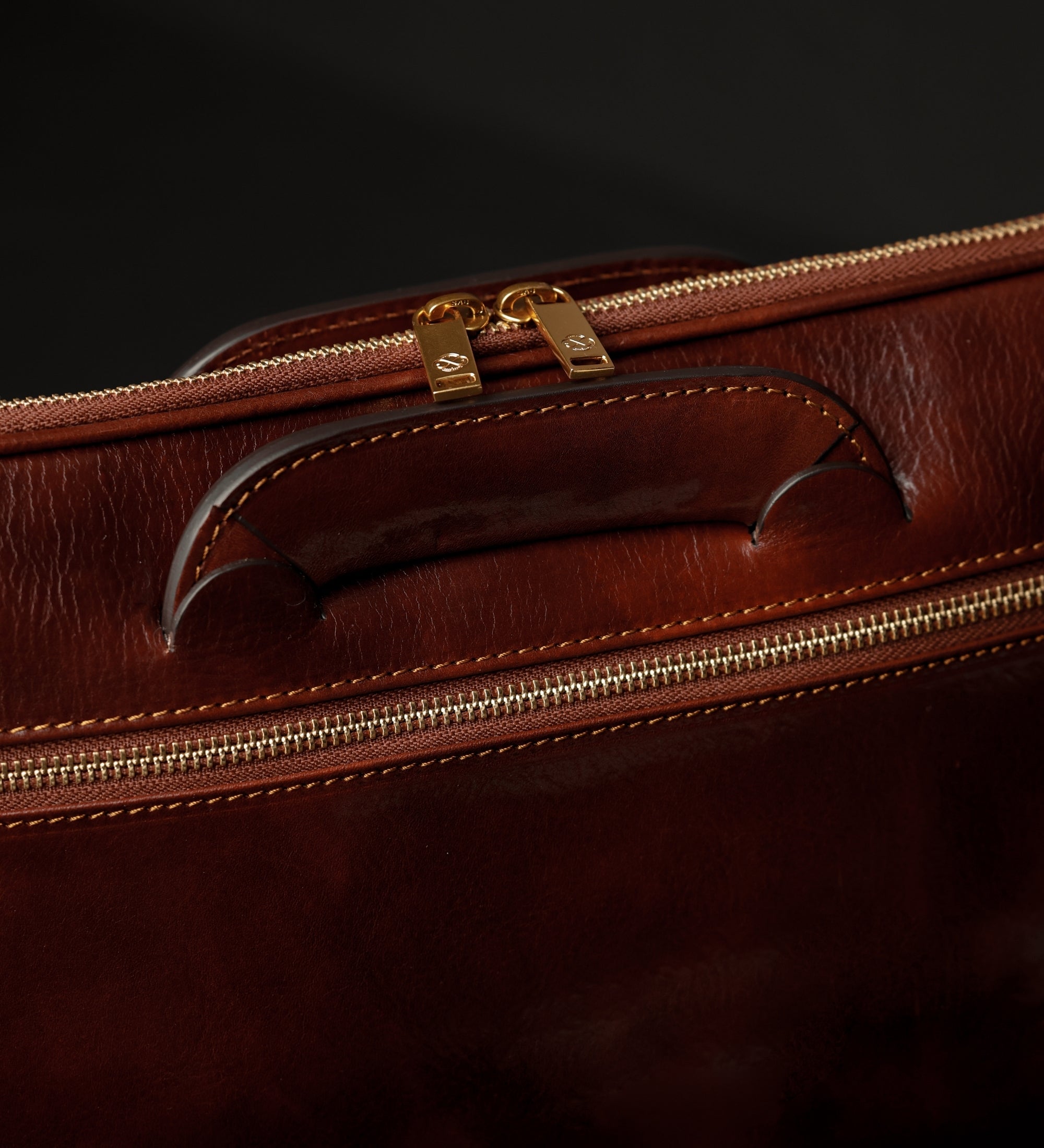 Womens Leather Briefcase Laptop Bag - Brave New World