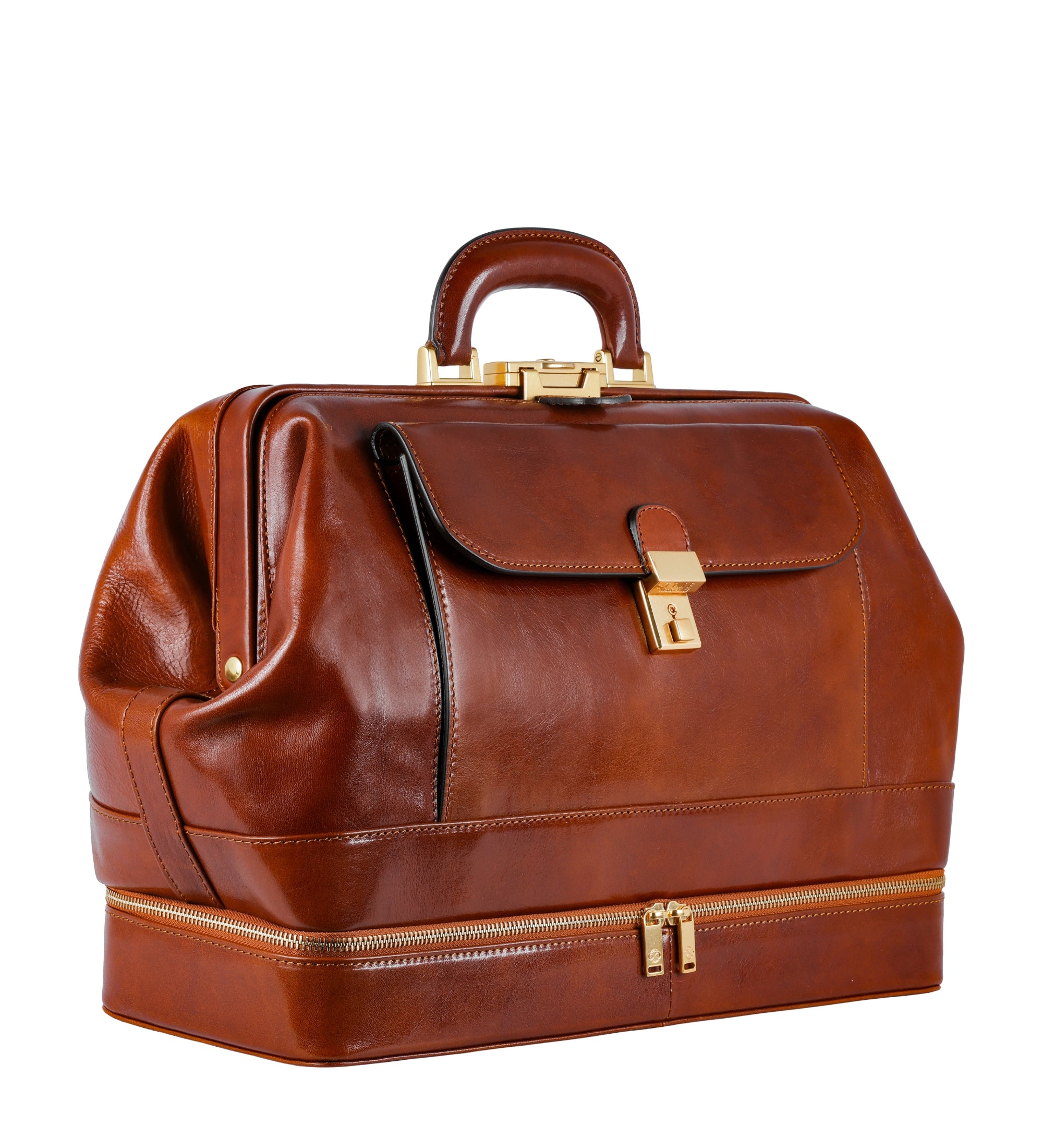 Vintage offers Leather Doctors Bag Brown