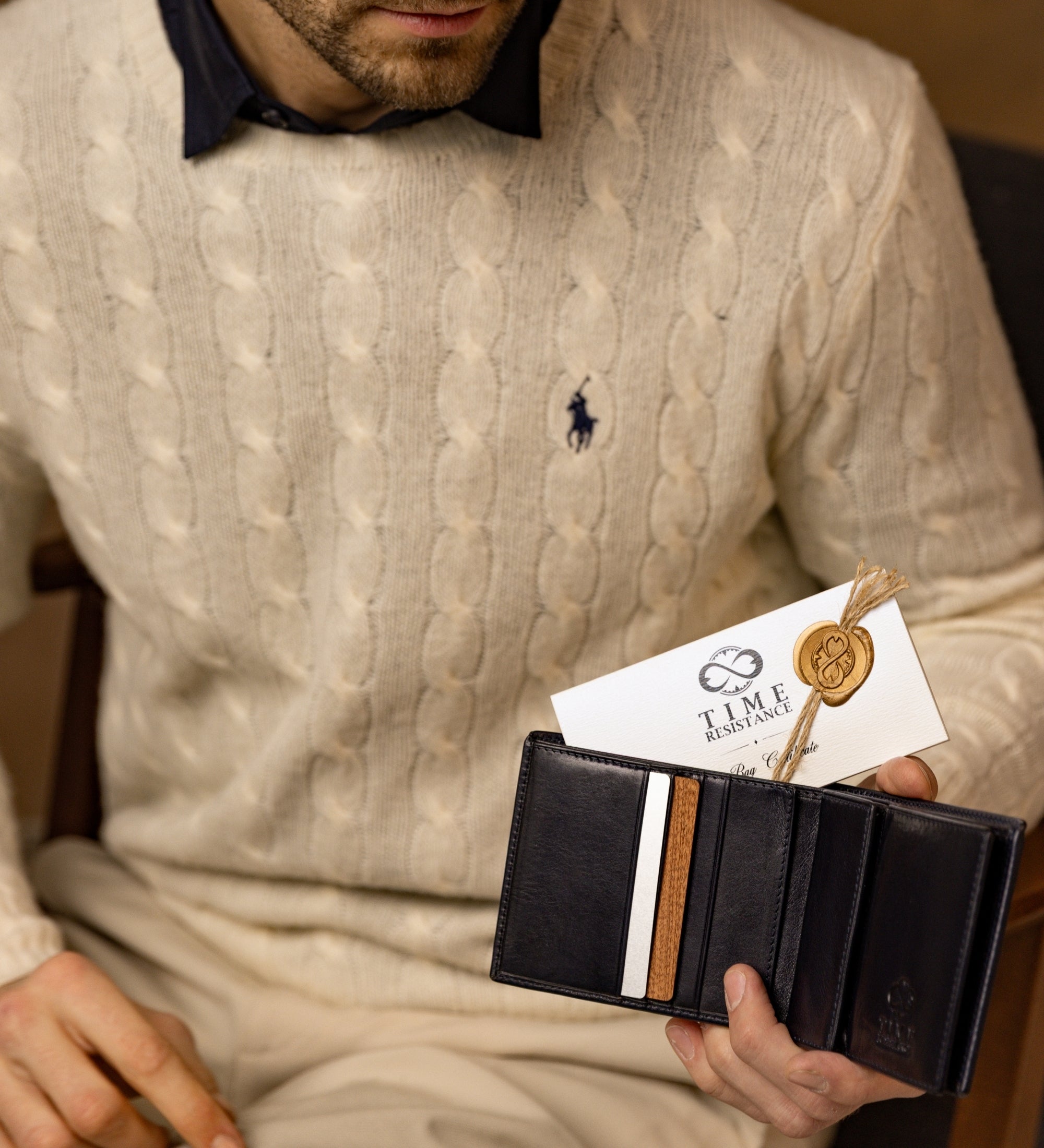 Leather Bifold Wallet - Daniel