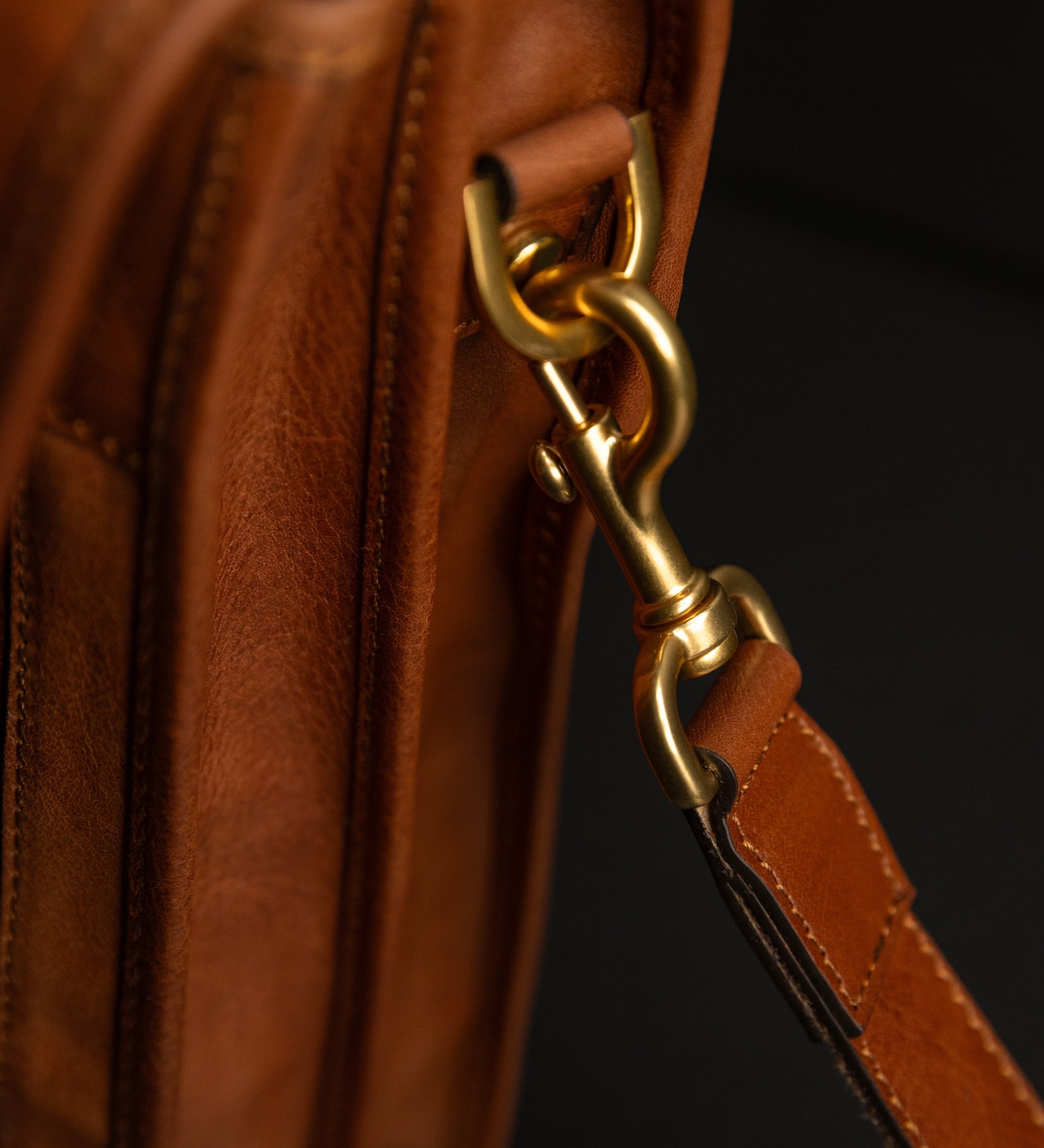 Leather Satchel Bag - The Time Machine