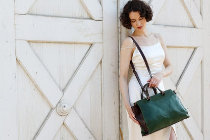 Leather Tote Bag Shoulder Bag for Women – The Scarlet Letter
