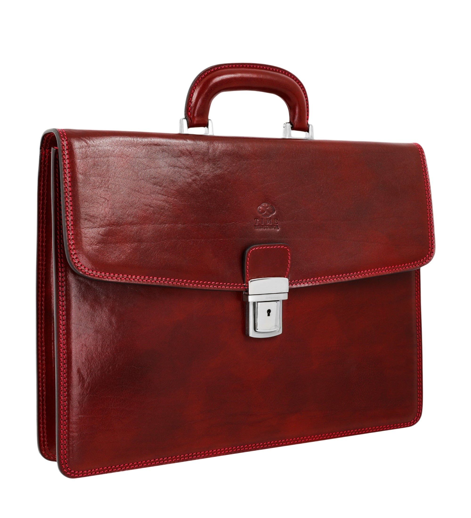 Leather Briefcase - The Sound of the Mountain