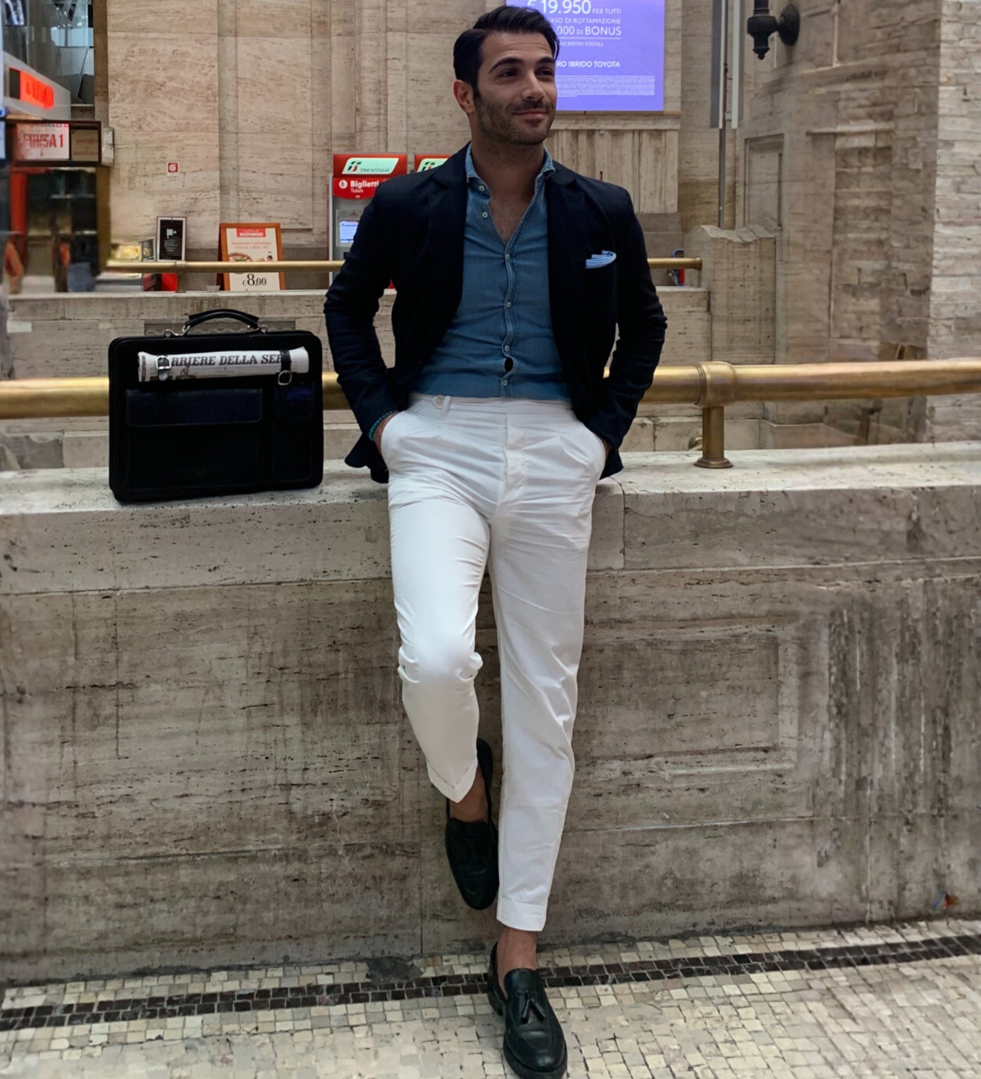 Leather Satchel Bag Briefcase - The Prophet