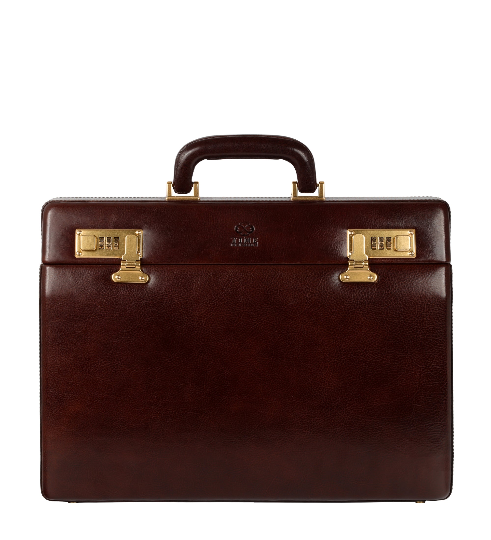 Alpine swiss monroe leather briefcase online