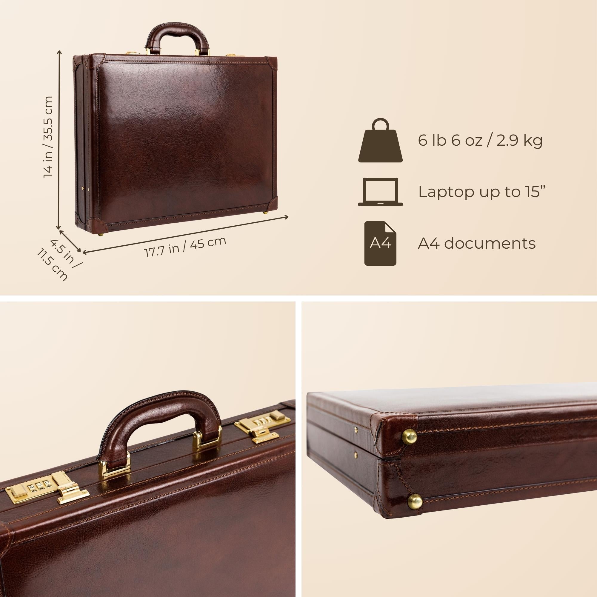 A4 briefcase discount