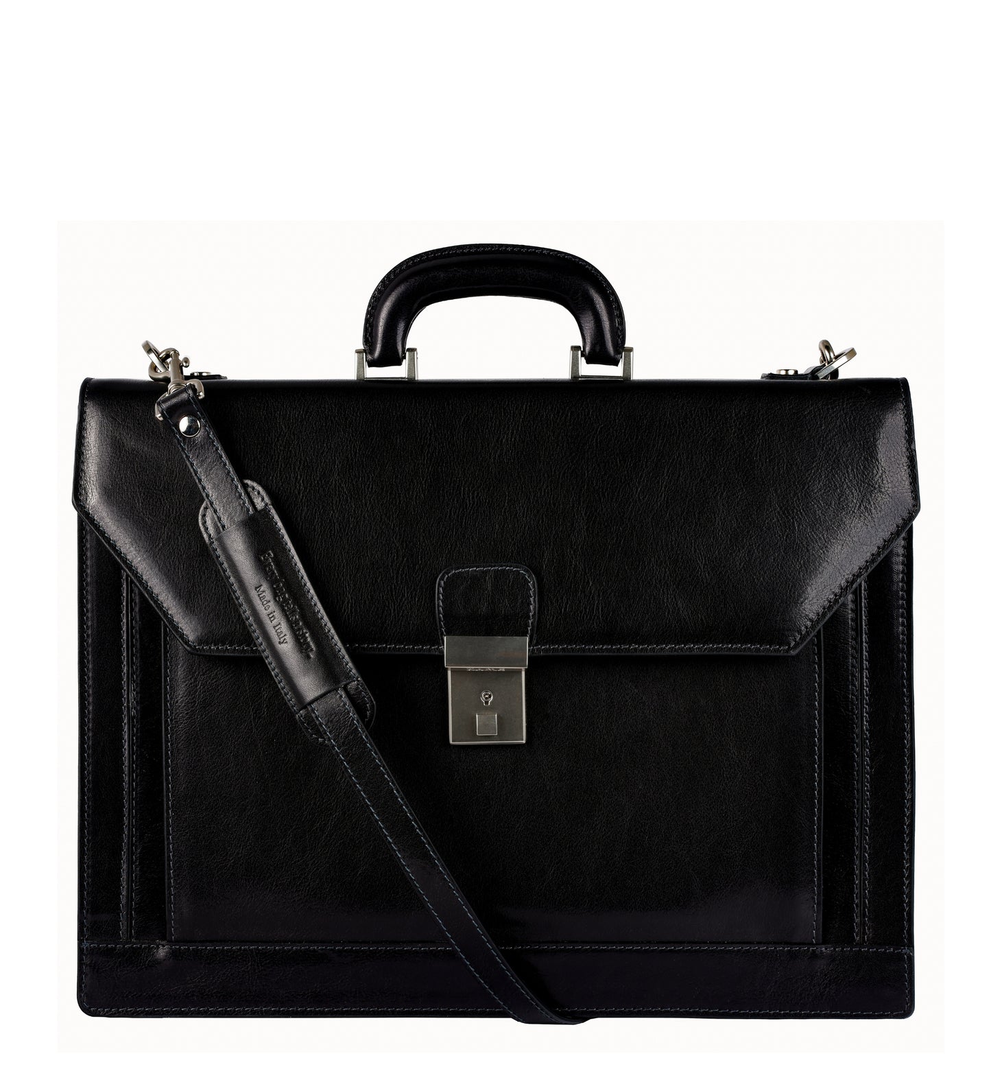 Large Leather Briefcase - Invisible Man