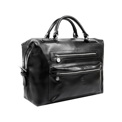 Brown Leather Bag - East of Eden Briefcase Time Resistance   