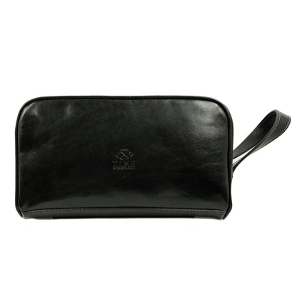 Leather Cosmetic Bag Dopp Kit - All the Kings Men