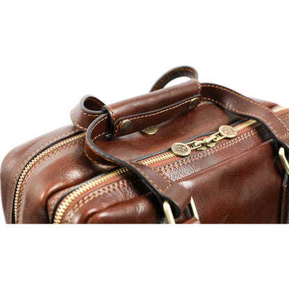 Brown Leather Backpack - Gone with the Wind