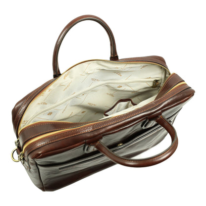 Grand sacoche en cuir pour ordinateur portable - Nostromo