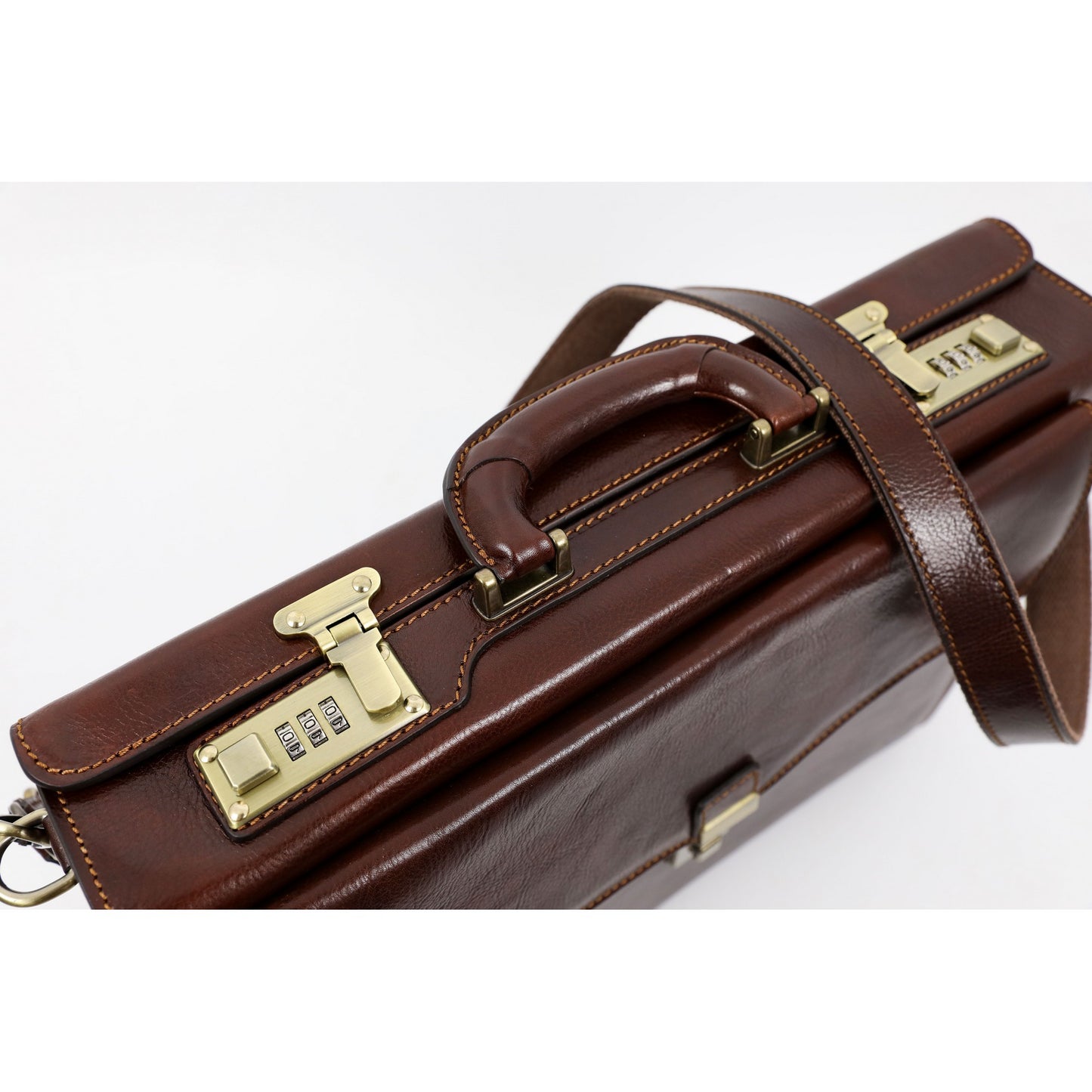 Leather Code-lock Briefcase - The Watchmen