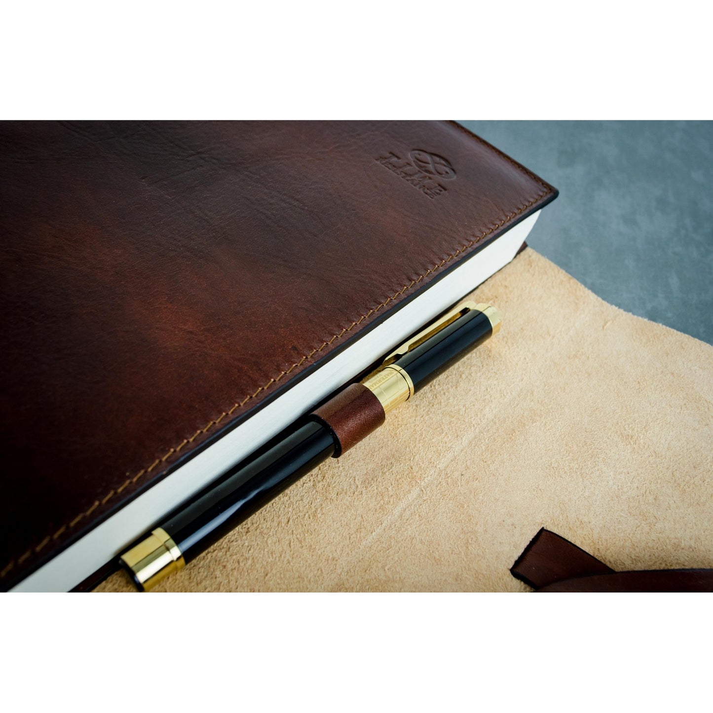 Journal en cuir avec bloc-notes rechargeable A5 - P.S. I Love You