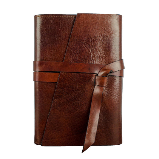 Leather Journal with Refillable A5 Notepad - P.S. I Love You