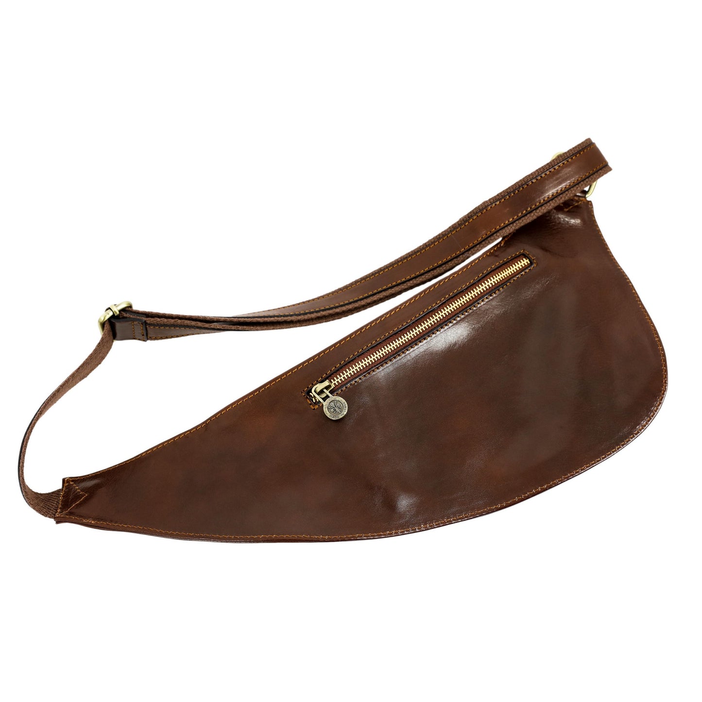 Leather Sling Bag Crossbody Bag - The Monk