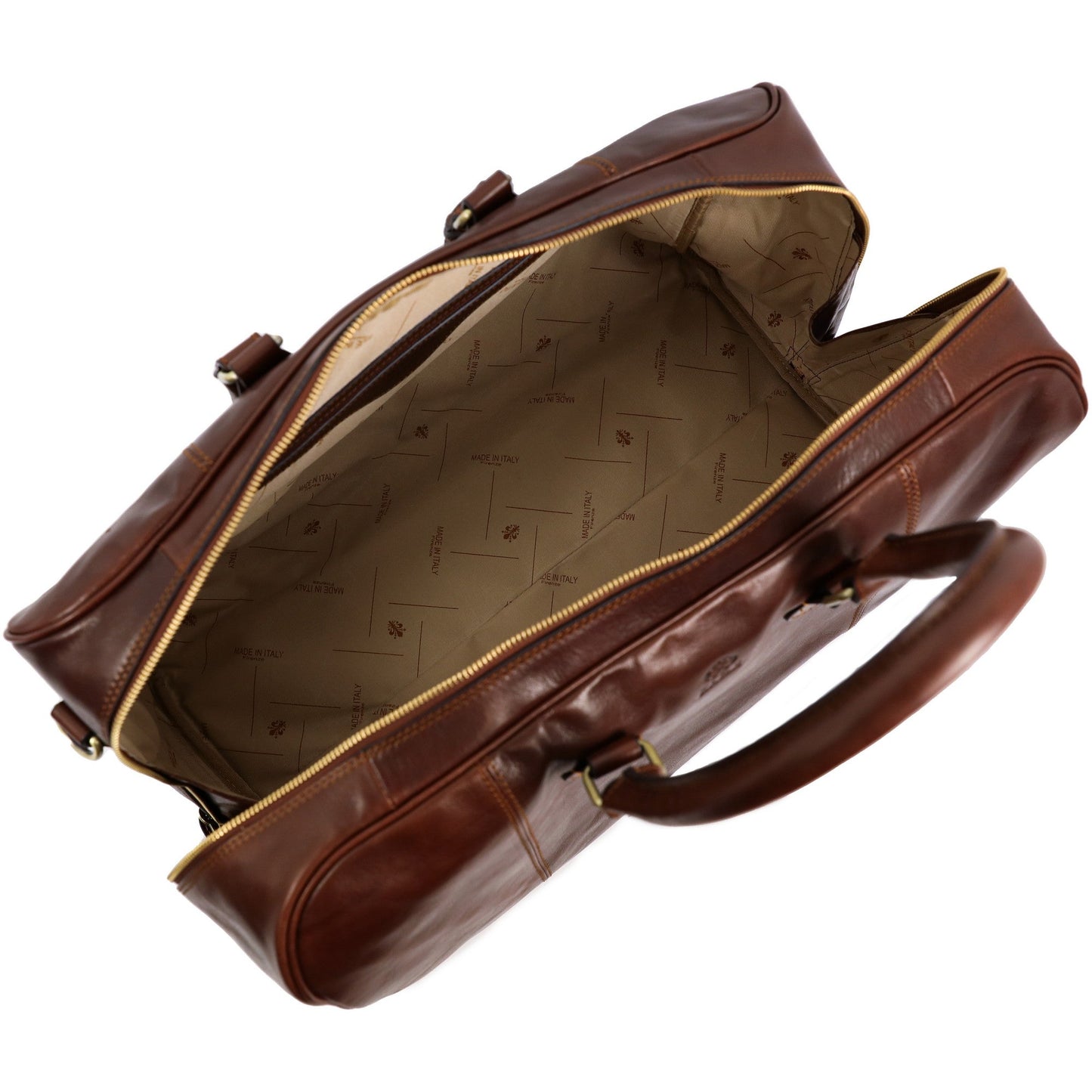 Leather Duffel Bag Weekender Bag - The Count of Monte Cristo