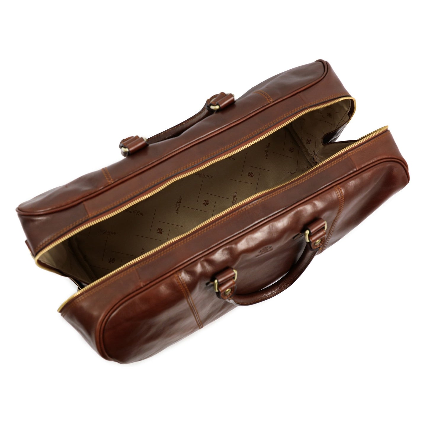 Leather Duffel Bag Weekender Bag - The Count of Monte Cristo