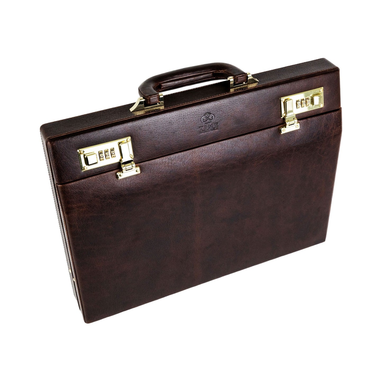 Leather Attaché Case Briefcase - The Golden Bowl Briefcase Time Resistance   