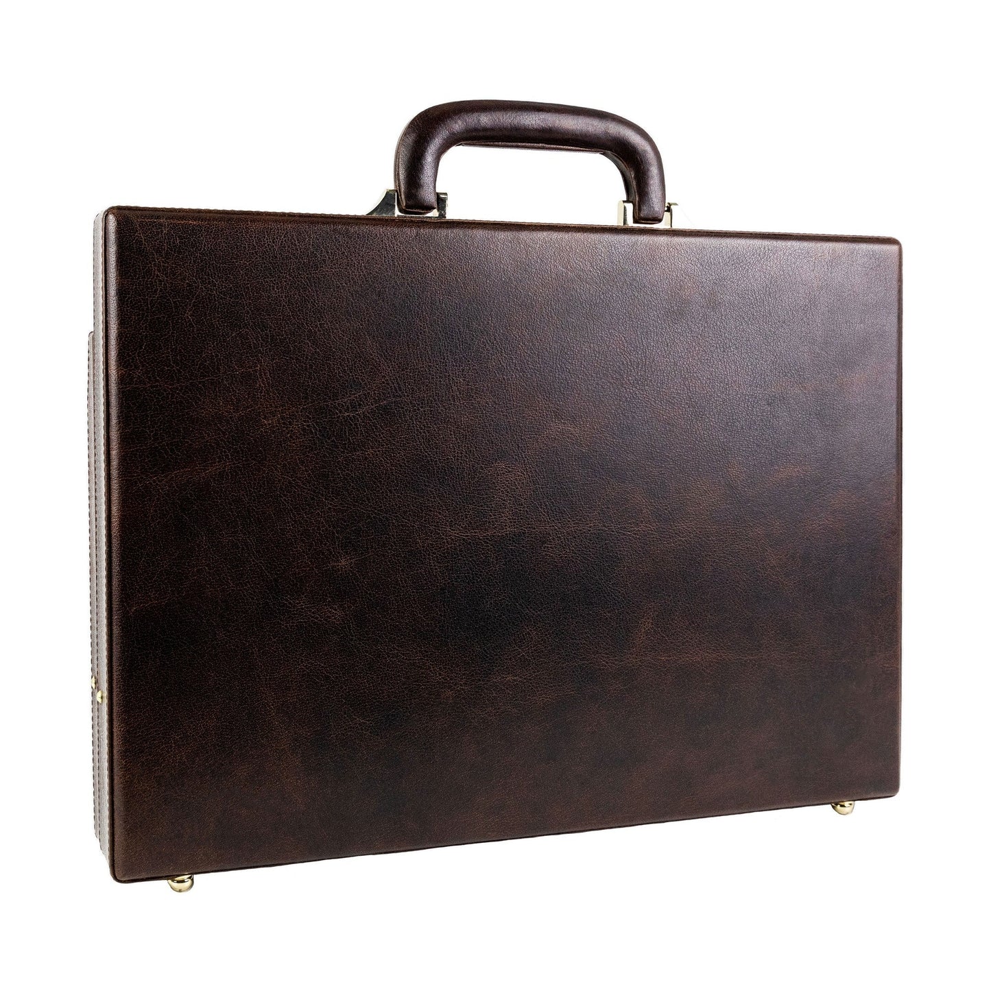 Leather Attaché Case Briefcase - The Golden Bowl Briefcase Time Resistance   