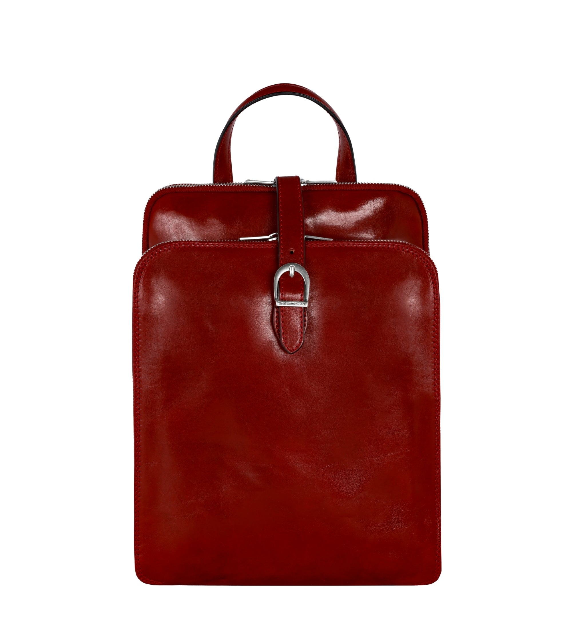 Womens Convertible Leather Backpack Shoulder Bag - Clarissa
