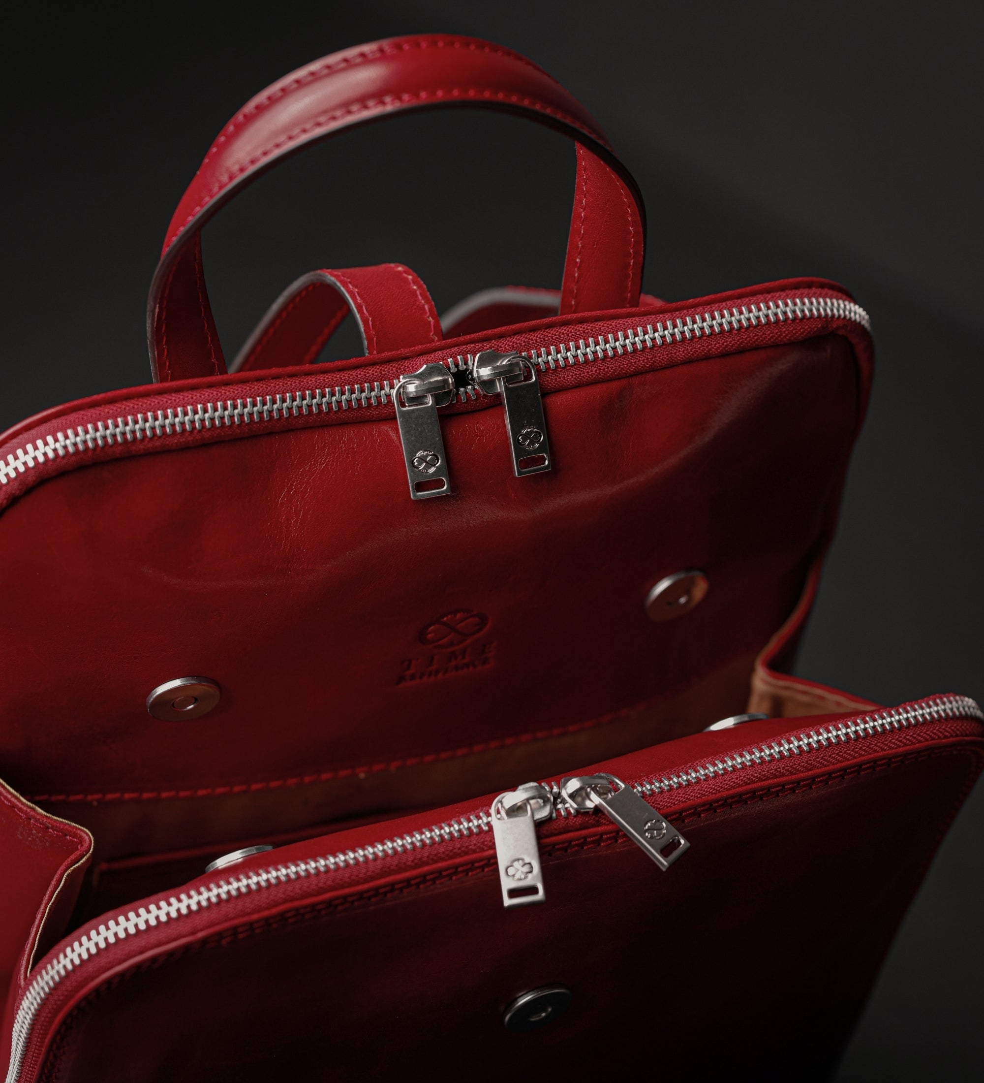 Womens Convertible Leather Backpack Shoulder Bag - Clarissa