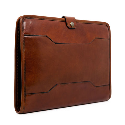 Leather A4 Documents Folder Organizer - The Call of the Wild