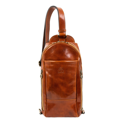 Leather Chest Bag Sling Bag - Murphy