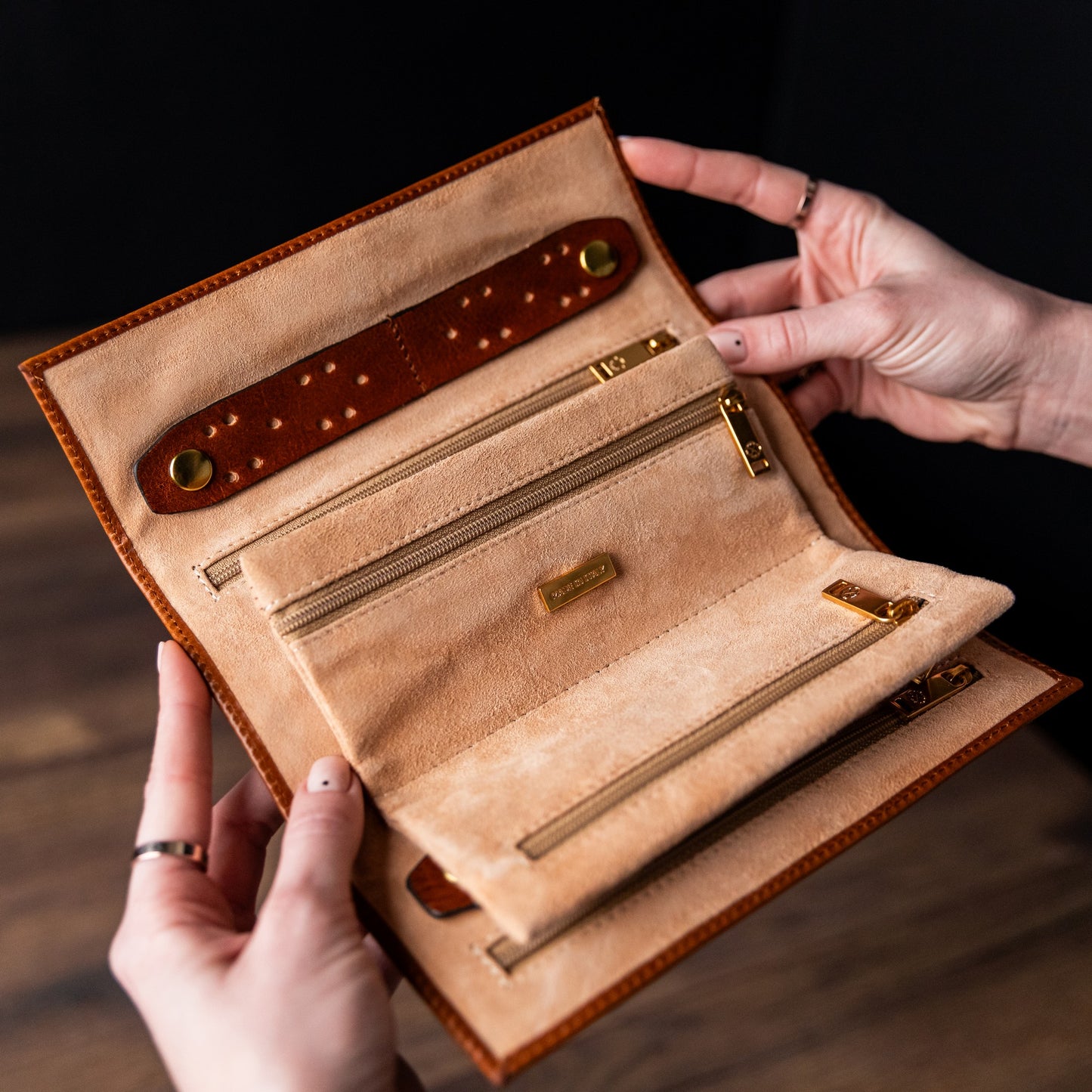 Leather Jewelry Case - Madame Bovary Accessories Time Resistance   