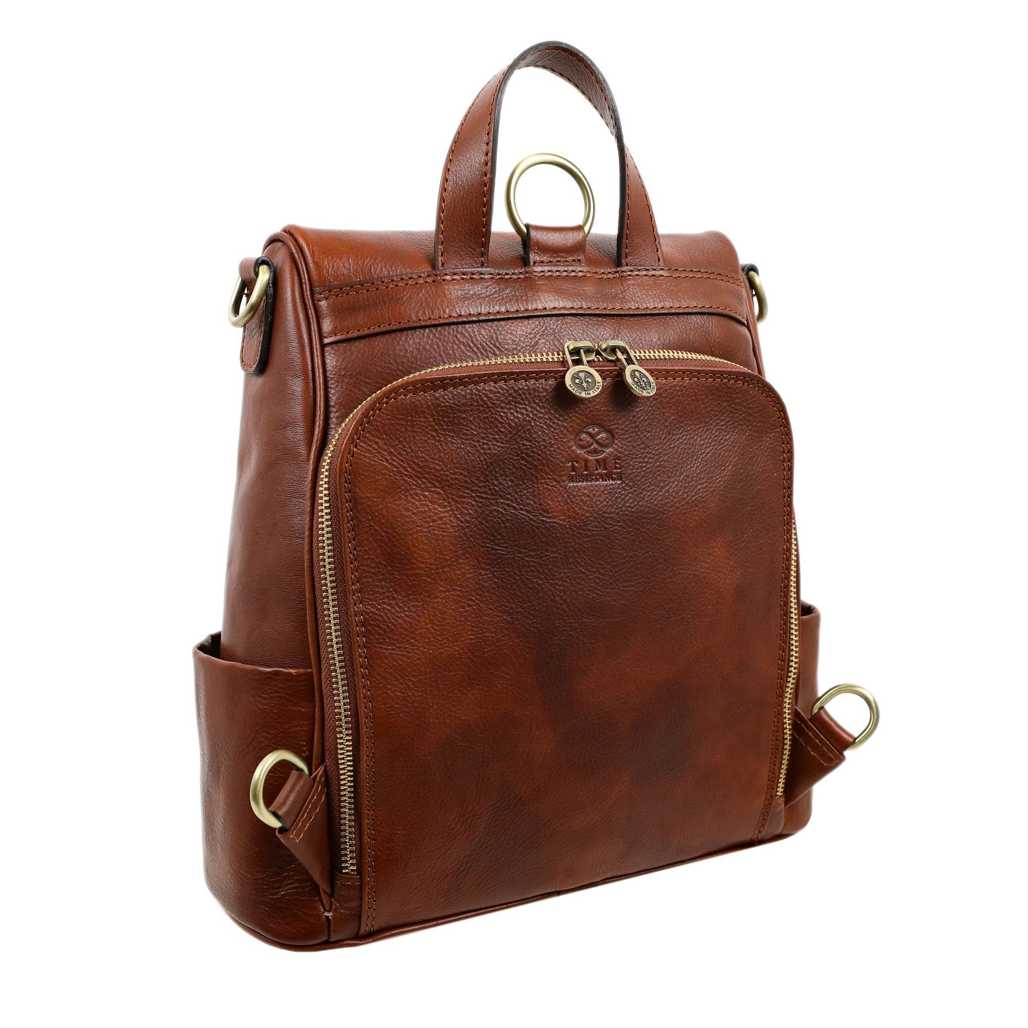 Time resistance leather backpack shop