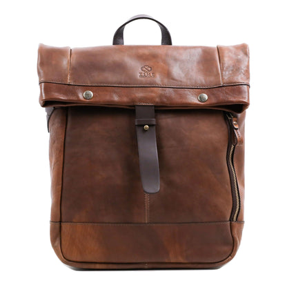 Leder-Rolltop-Rucksack - The Secret History