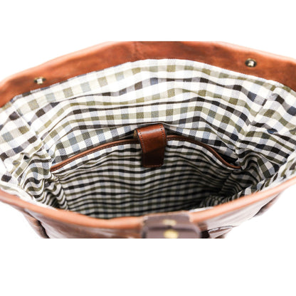 Leather Roll-Top Backpack - The Secret History