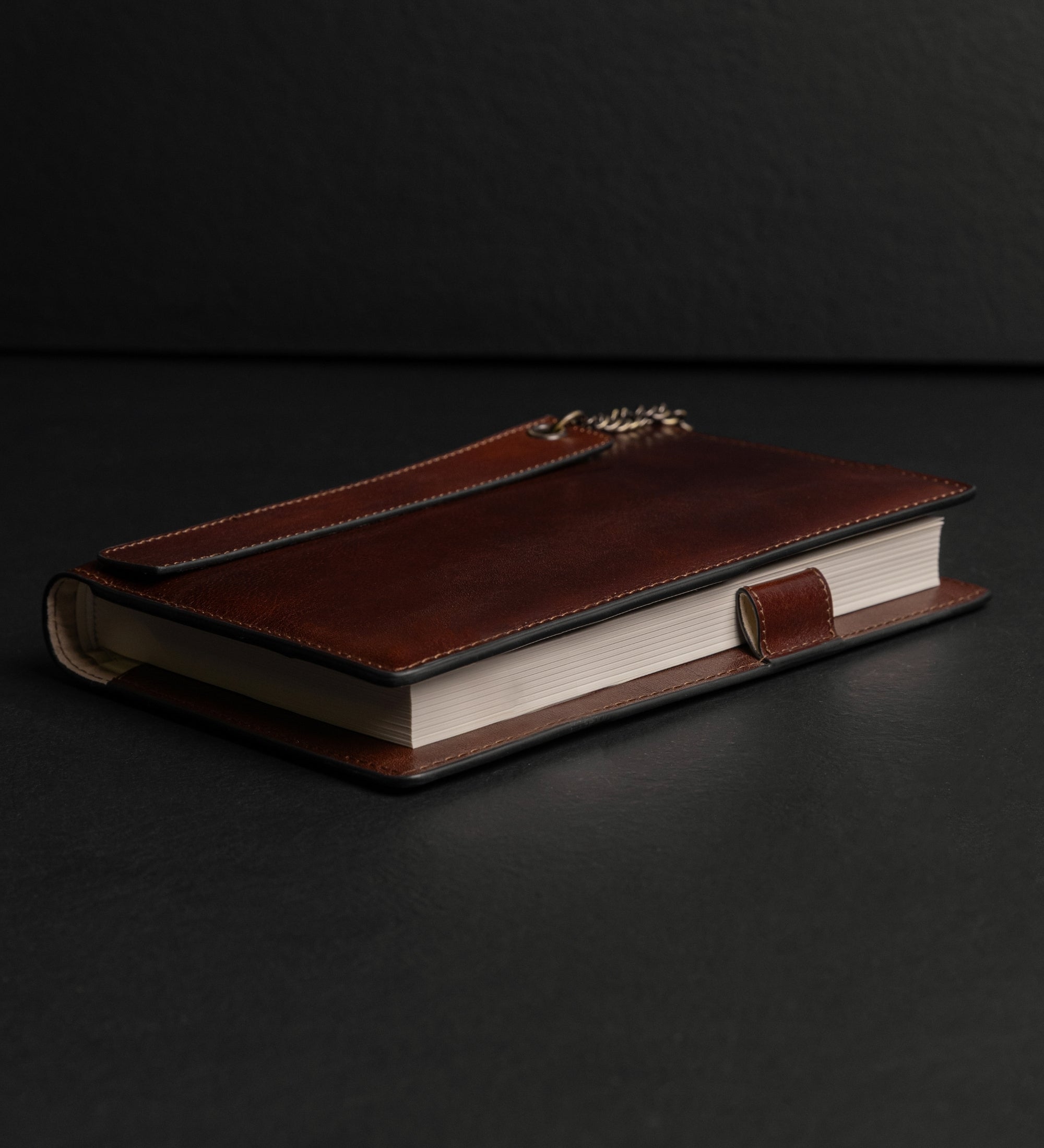 Leather Journal with Refillable A5 Notepad - The Diary of a Nobody