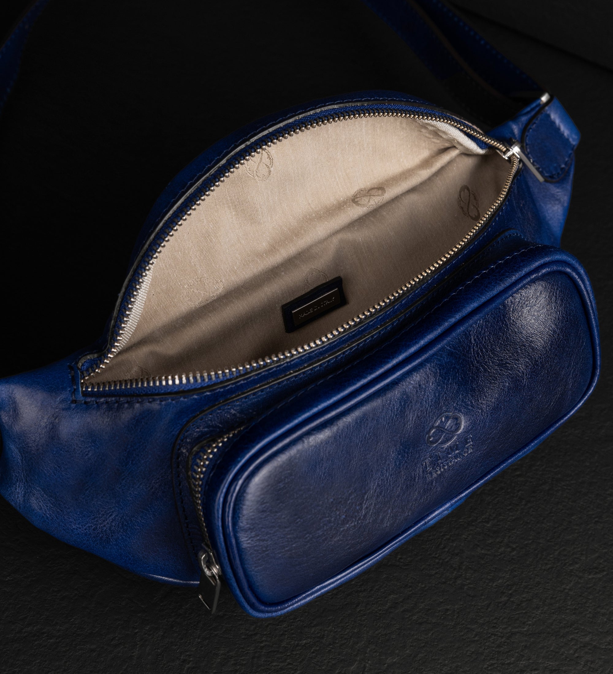 Leather Sling Bag Belly Bag - Independent People