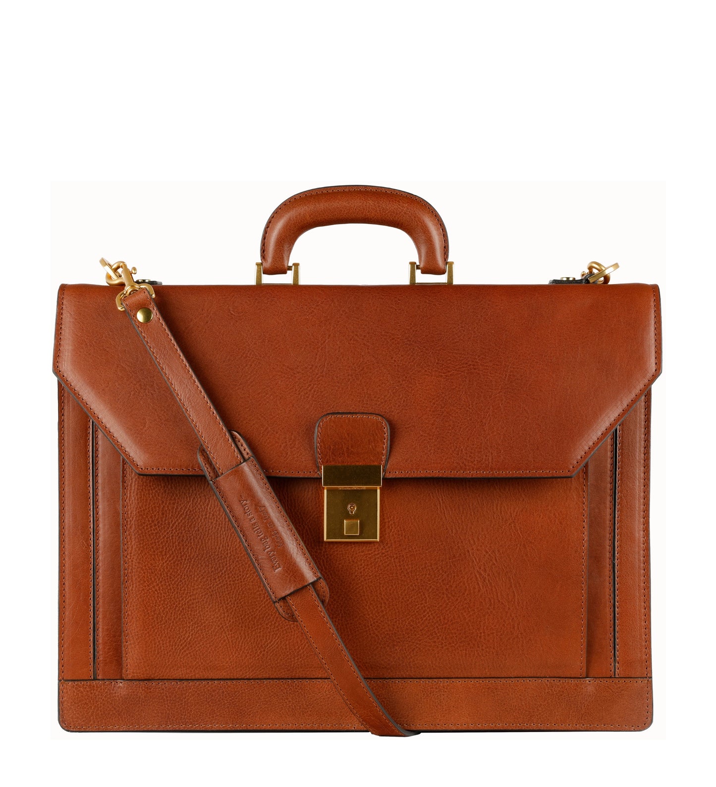 Large Leather Briefcase - Invisible Man