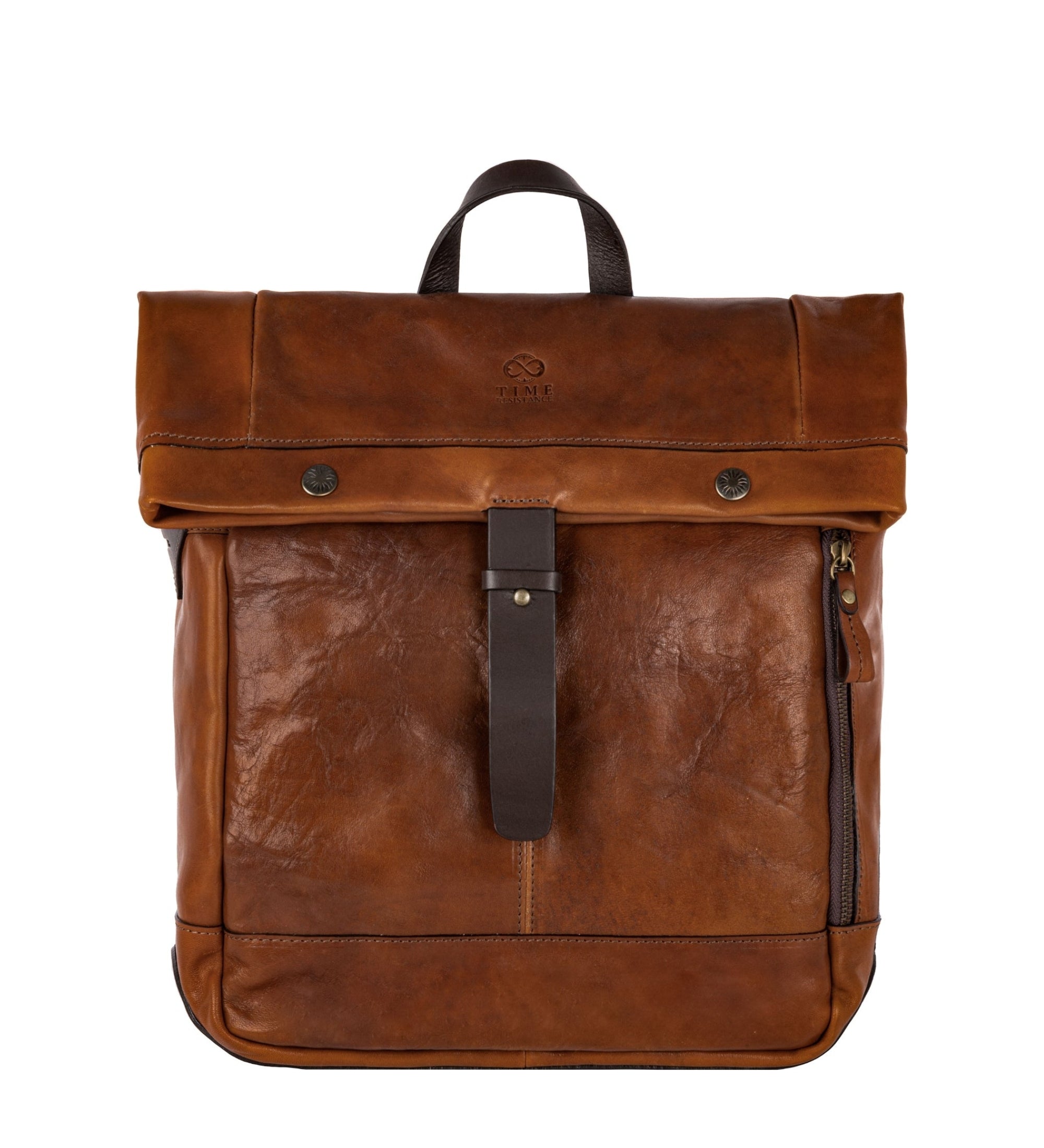 backpack rolltop leather Leather Roll-Top Backpack