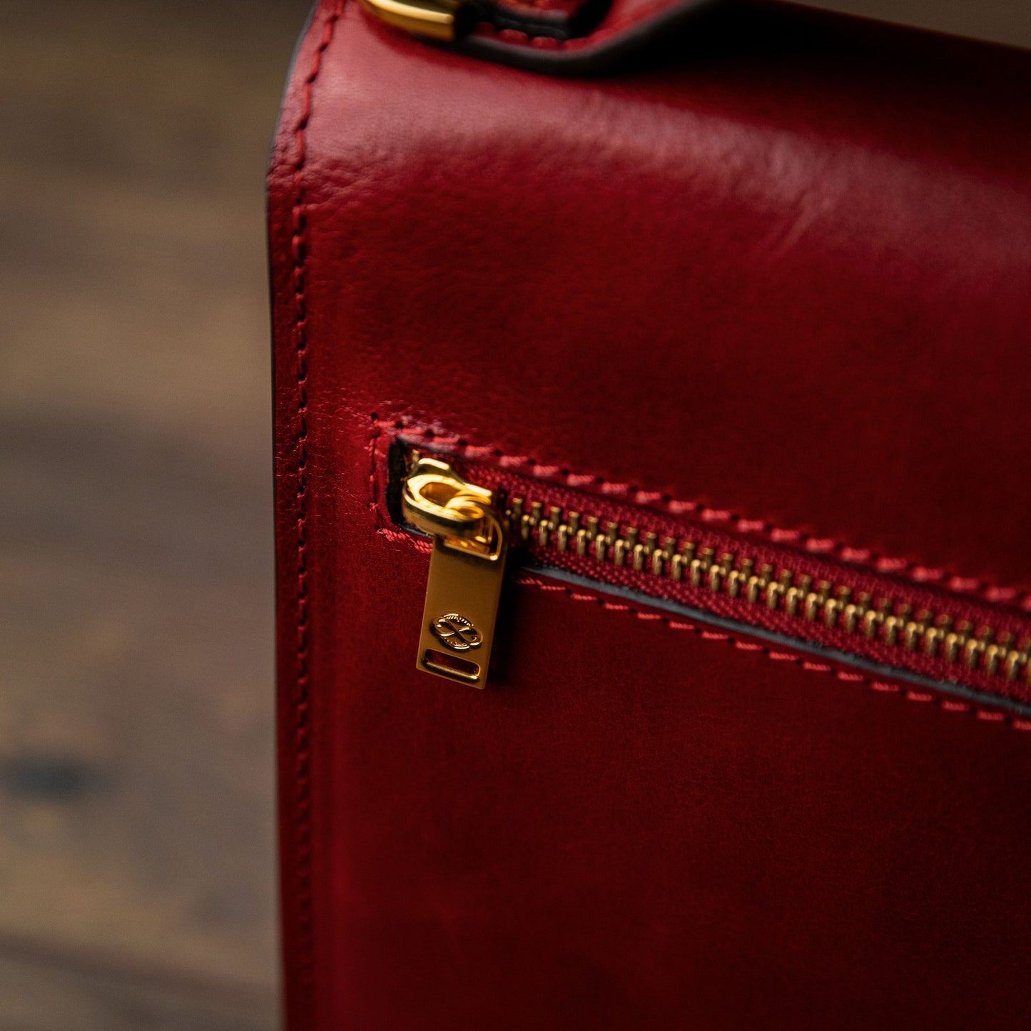 Small Leather Briefcase - Walden
