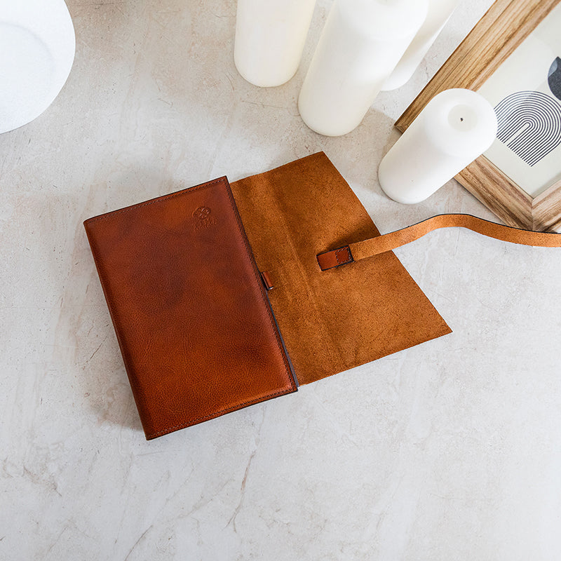 Leather Journal with Refillable A5 Notepad - P.S. I Love You Accessories Time Resistance   