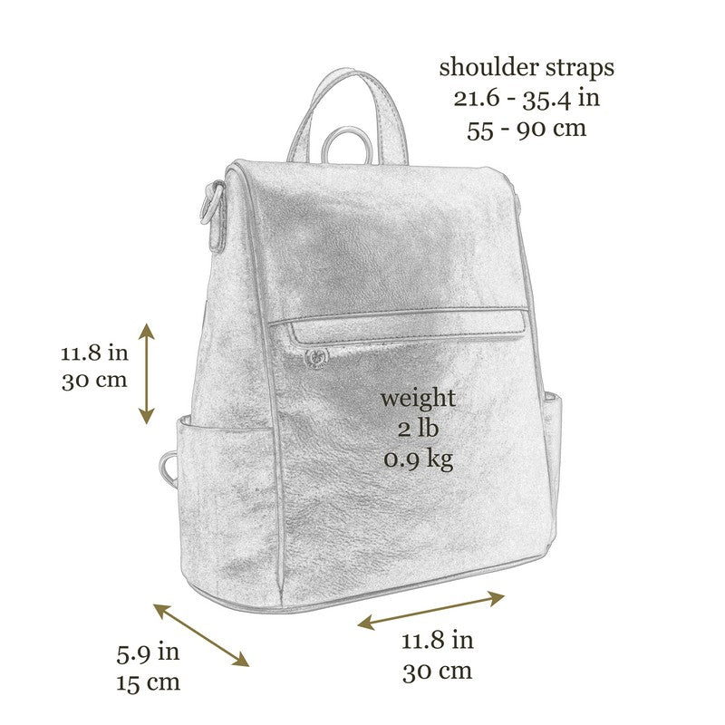 Este Backpack Cotton Tweed and Leather - Nosetta