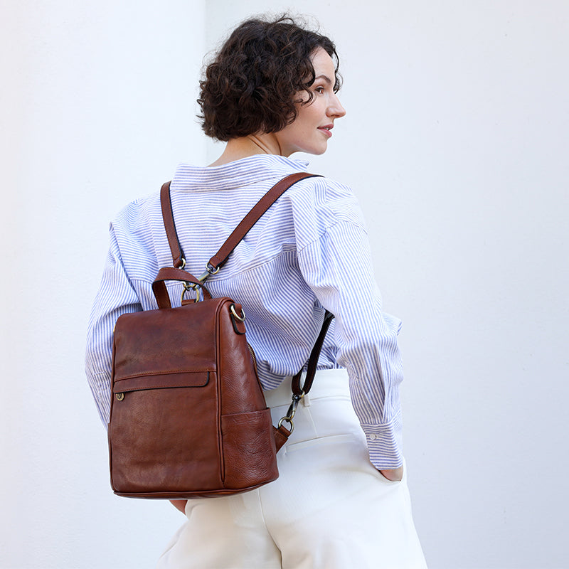 Buy Conkca Francisca Leather Backpack from Next USA