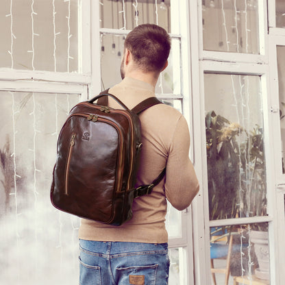 Leather Backpack - The Overstory Backpack Time Resistance   