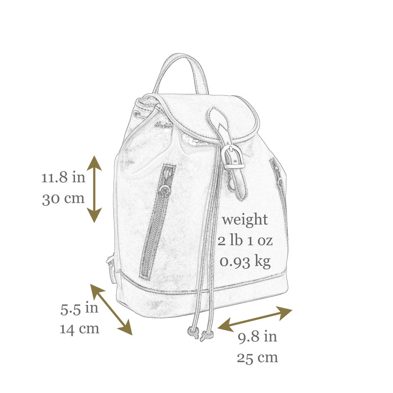 Leather Backpack - White Noise Backpack Time Resistance   