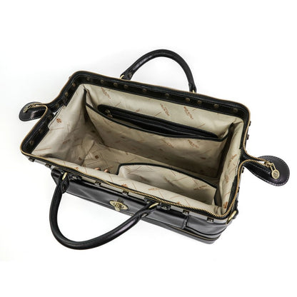 Time Resistance Small Leather Doctor Bag