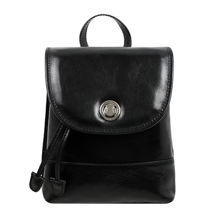 Leather Backpack, Convertible Shoulder Bag - The Illiad Backpack Time Resistance   
