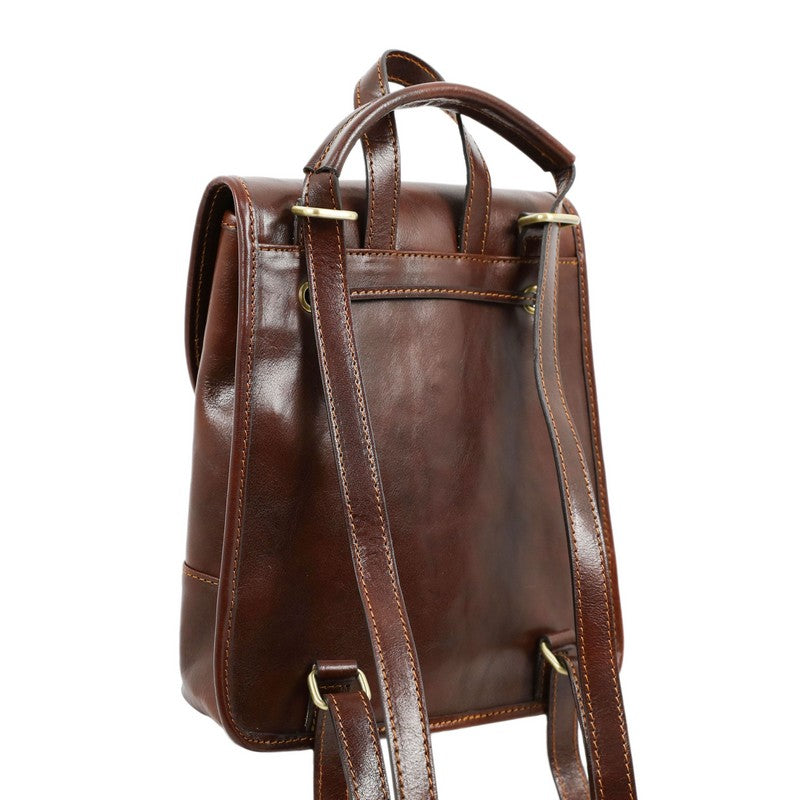 Leather Backpack, Convertible Shoulder Bag - The Illiad