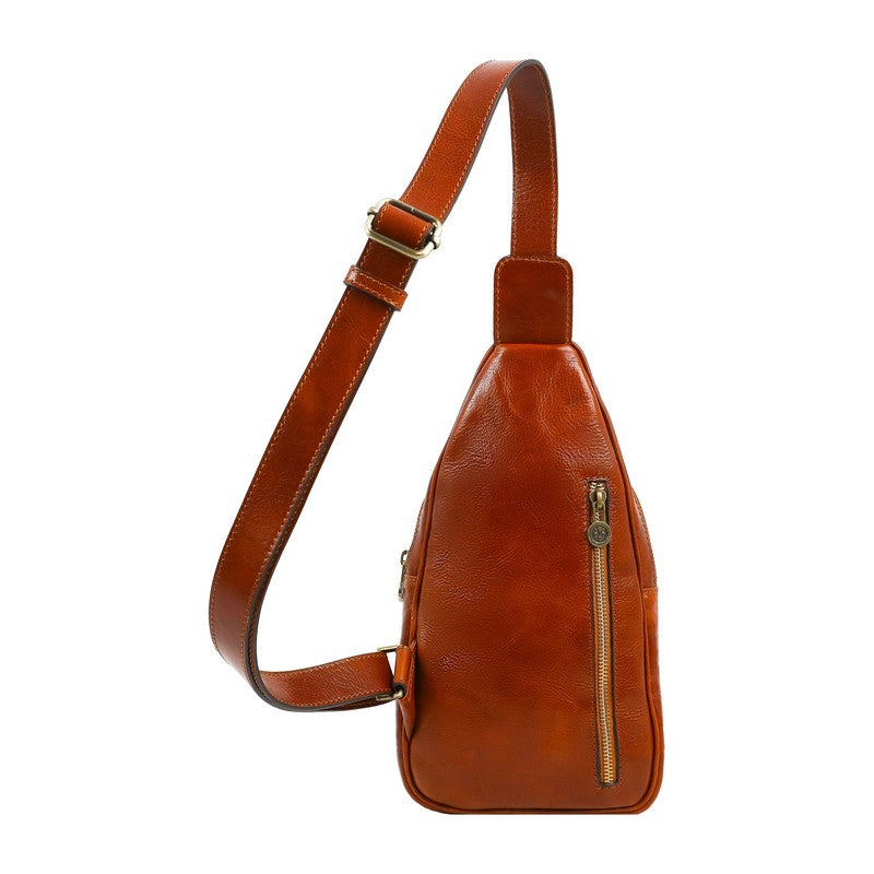 Leather Cross Body Bag Sling Bag - Catch-22 Accessories Time Resistance   