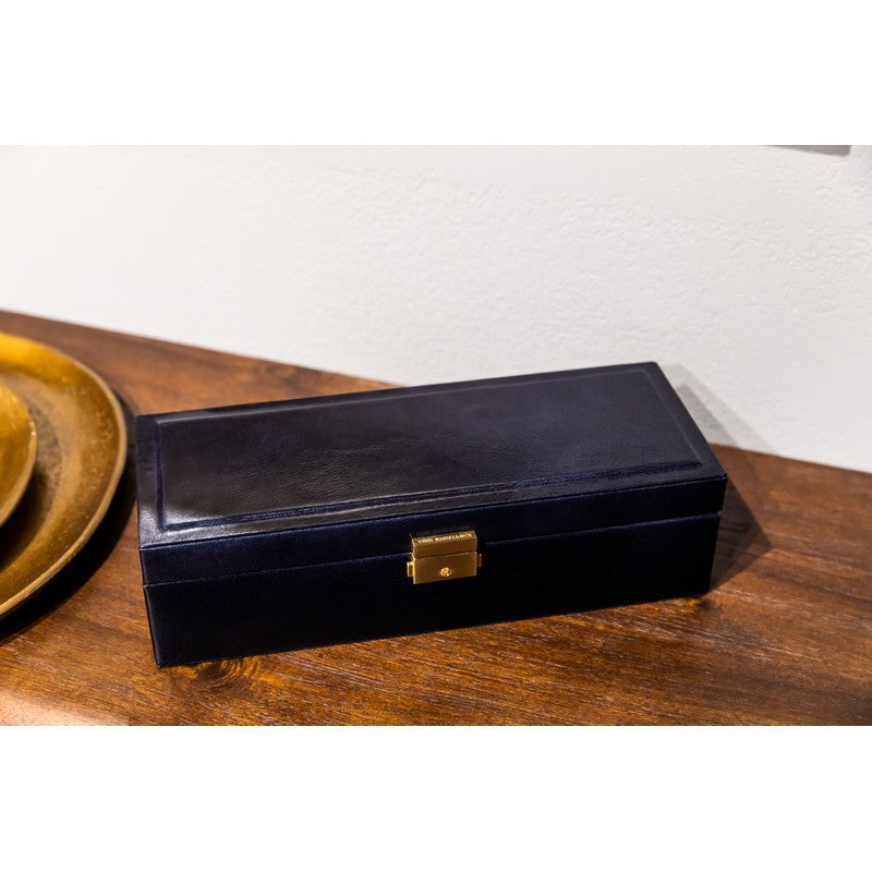 Leather Watch Box, Watch Organizer - Herzog Accessories Time Resistance   