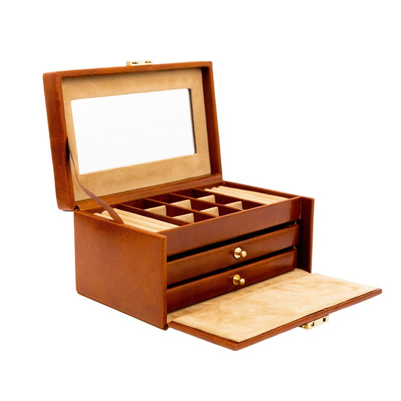 Leather Jewelry Box - Beloved Accessories Time Resistance   