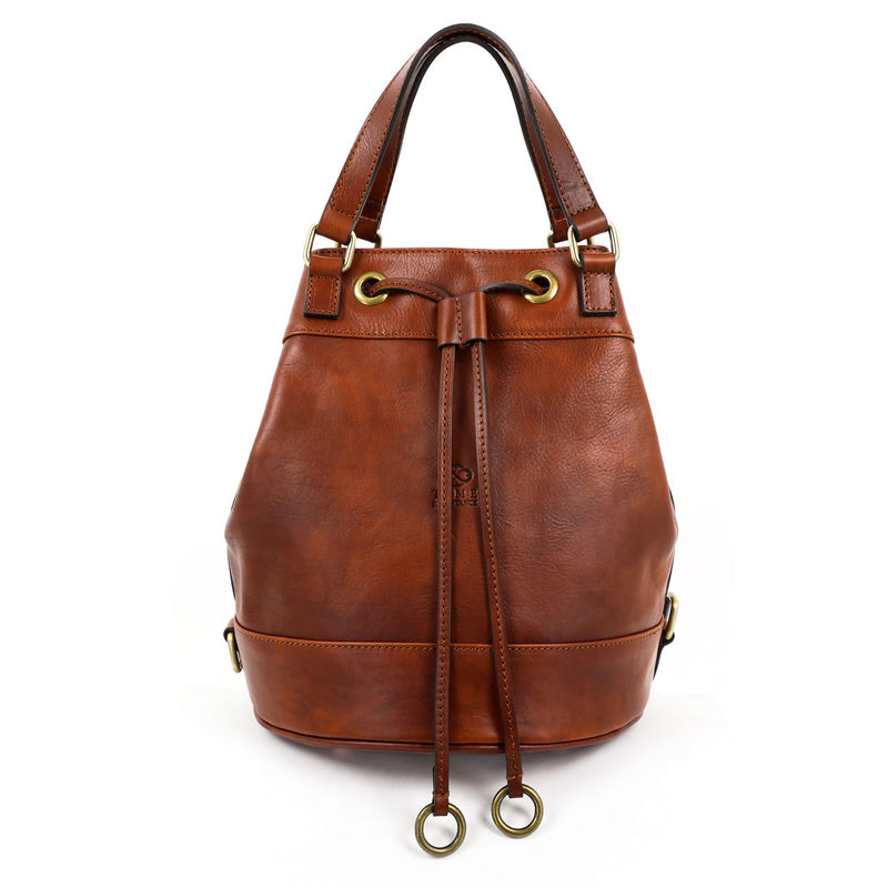 Leather Tote Bag - Light In August