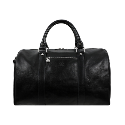 Small Leather Overnight Bag, Duffel Bag - The Ambassadors Duffel Bag Time Resistance   