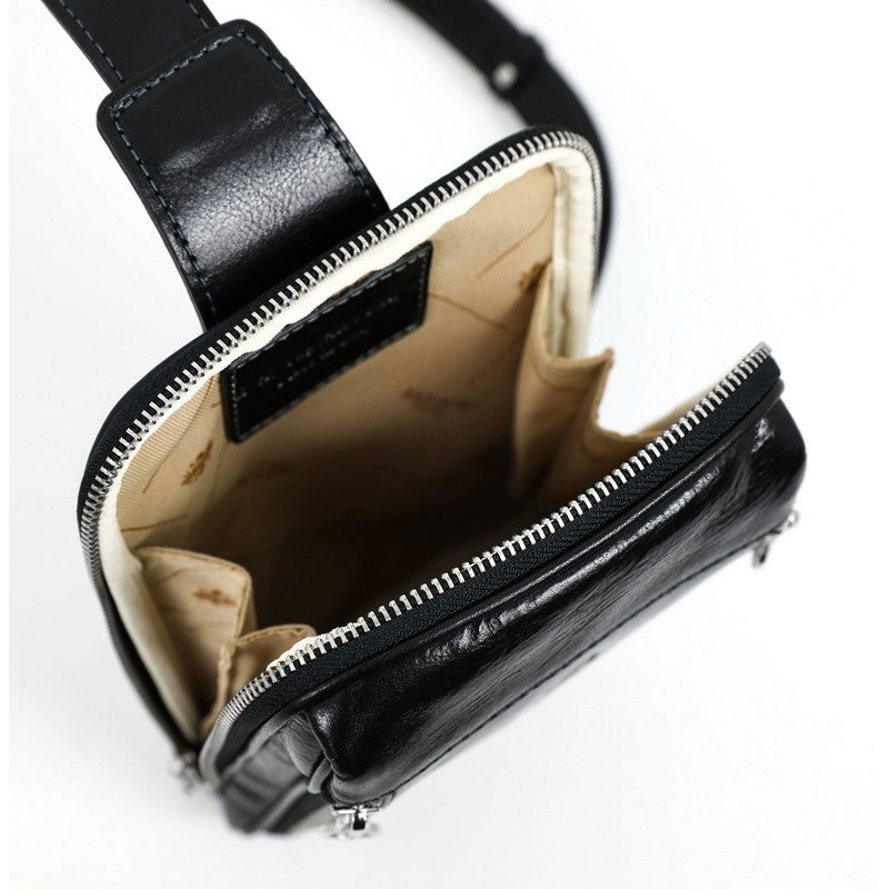 Leather Sling Bag Chest Bag - Kim