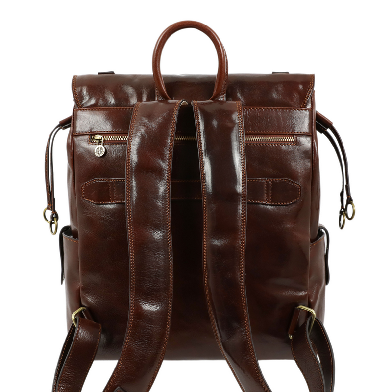 Leather Backpack - The Good Earth – Time Resistance